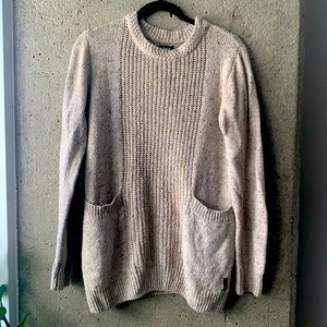 Roots Oatmeal Knit Sweater - Size S